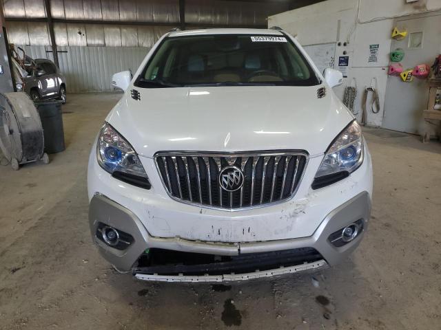 KL4CJGSB5EB592132 - 2014 BUICK ENCORE WHITE photo 5