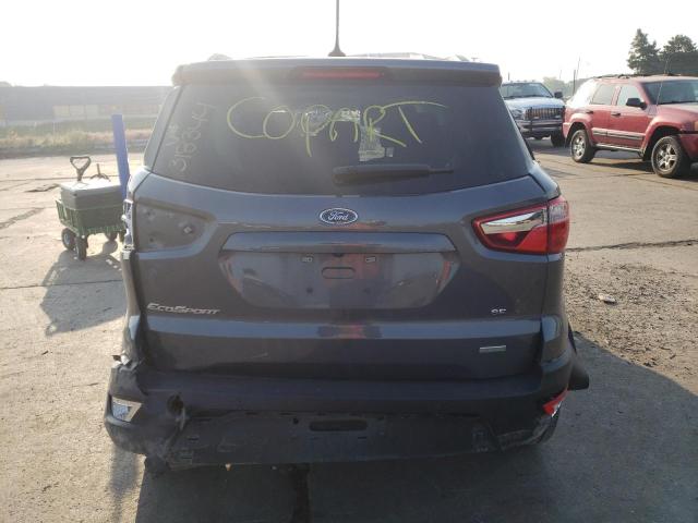 MAJ3S2GE2LC318344 - 2020 FORD ECOSPORT SE GRAY photo 6
