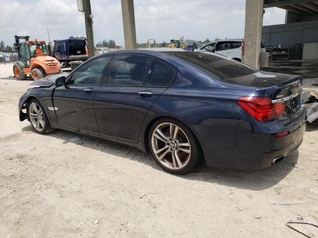 WBAYB6C59ED224906 - 2014 BMW 750I XDRIV XI BLUE photo 2