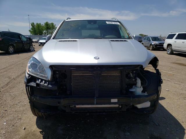 4JGDA5HBXCA027766 - 2012 MERCEDES-BENZ ML 350 4MATIC SILVER photo 5