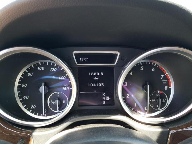 4JGDA5HBXCA027766 - 2012 MERCEDES-BENZ ML 350 4MATIC SILVER photo 9