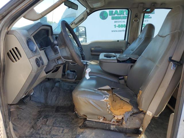 1FDXW46R38EA63582 - 2008 FORD F450 SUPER DUTY WHITE photo 7