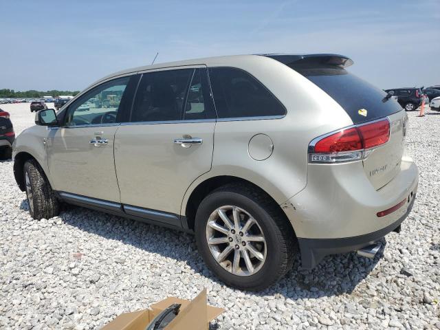 2LMDJ8JK1BBJ14281 - 2011 LINCOLN MKX GOLD photo 2