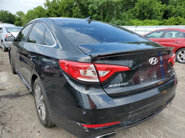 5NPE34AF2FH143177 - 2015 HYUNDAI SONATA SPORT BLACK photo 3