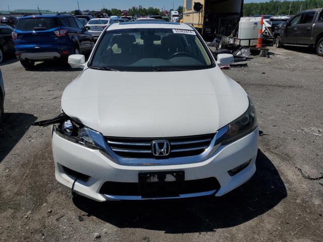 1HGCR2F85EA140849 - 2014 HONDA ACCORD EXL WHITE photo 5