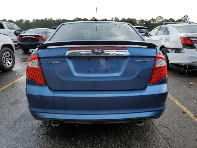 3FAHP0KC5AR250136 - 2010 FORD FUSION SPORT BLUE photo 6