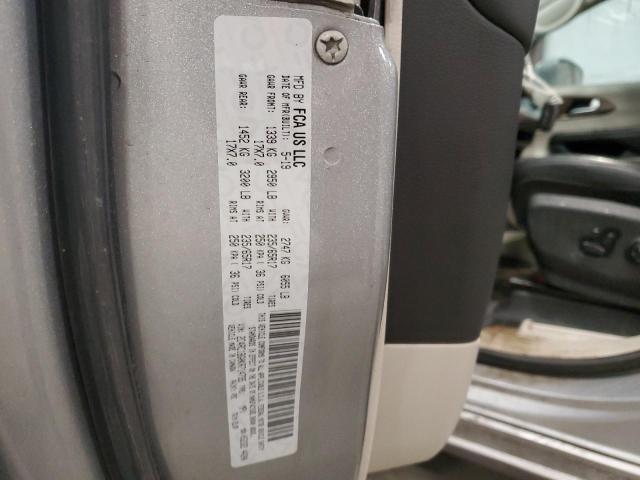 2C4RC1BG0KR714735 - 2019 CHRYSLER PACIFICA TOURING L SILVER photo 13