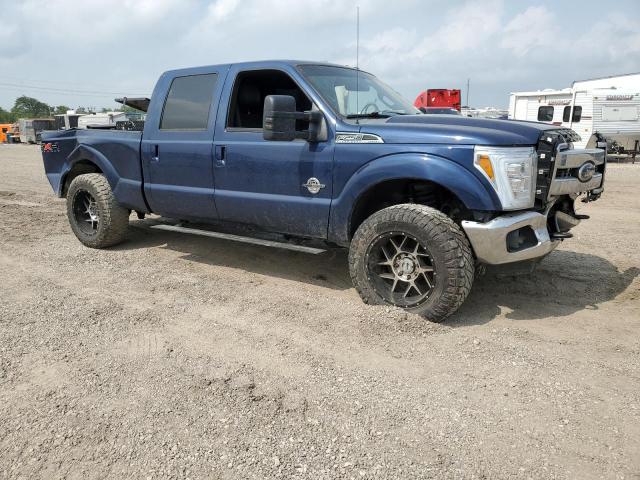 1FT7W2BT5BEA94186 - 2011 FORD F250 SUPER DUTY BLUE photo 4