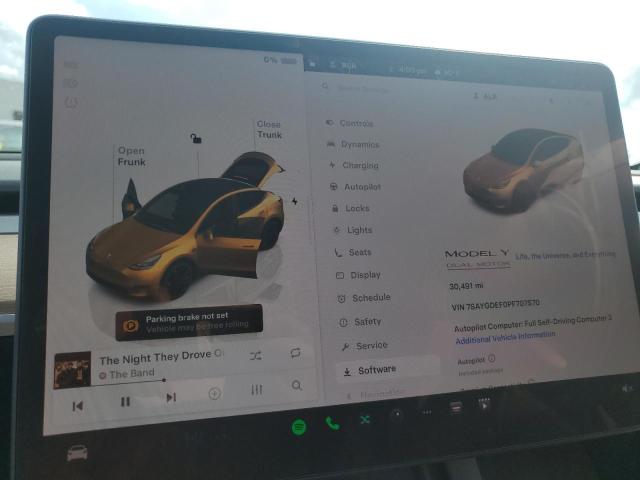 7SAYGDEF0PF707570 - 2023 TESLA MODEL Y 黑色 照片 9