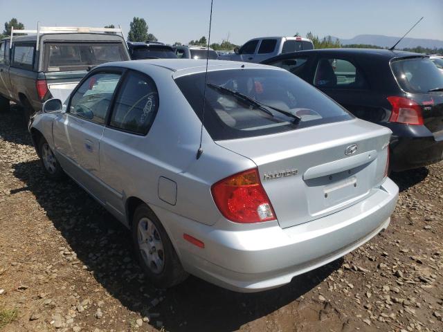 KMHCG35C35U340333 - 2005 HYUNDAI ACCENT GS BLUE photo 3