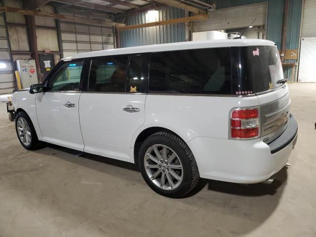 2FMHK6D87HBA13351 - 2017 FORD FLEX LIMITED WHITE photo 2