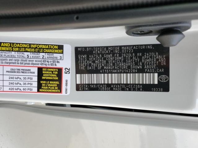 4T1S11AKXPU142284 - 2023 TOYOTA CAMRY SE NIGHT SHADE GRAY photo 13