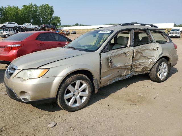 4S4BP62C887321846 - 2008 SUBARU OUTBACK 2.5I LIMITED CREAM photo 1