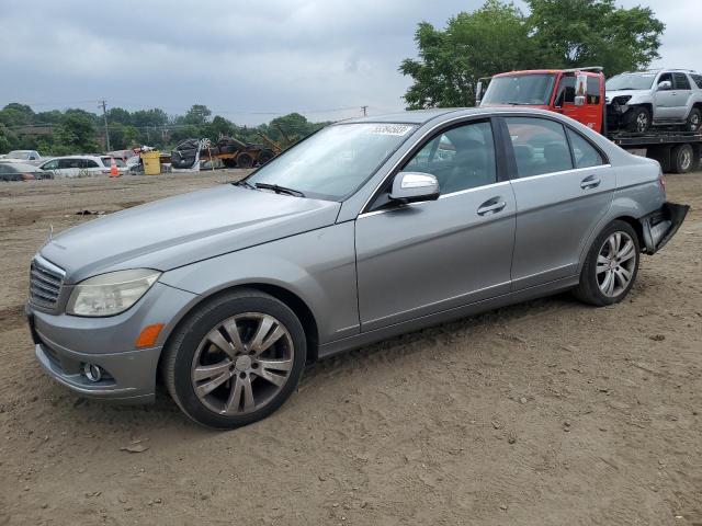 WDDGF54X28F005703 - 2008 MERCEDES-BENZ C 300 SILVER photo 1