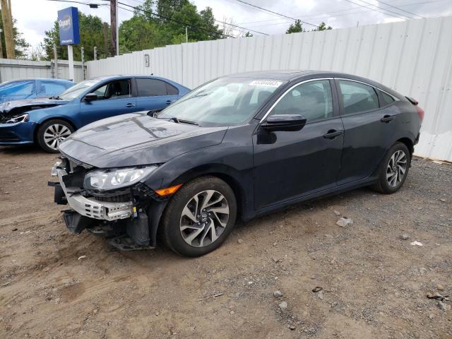 19XFC2F7XHE215731 - 2017 HONDA CIVIC EX BLACK photo 1