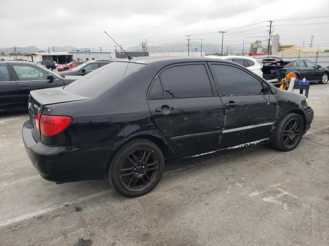 1NXBR32E84Z270841 - 2004 TOYOTA COROLLA CE BLACK photo 3