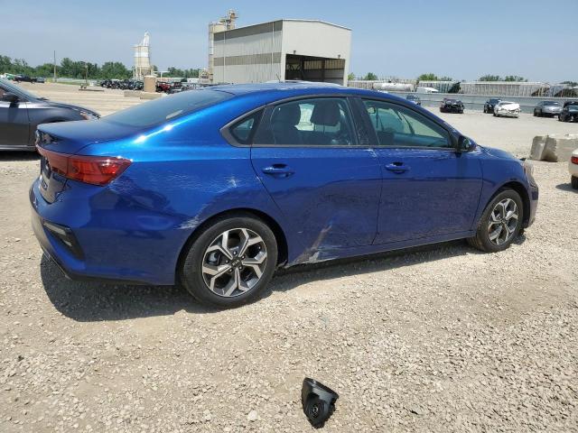 3KPF24AD8KE040253 - 2019 KIA FORTE FE BLUE photo 3