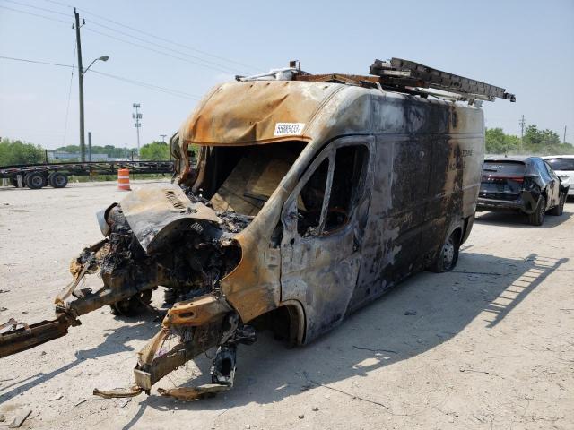 3C6TRVDG3KE531153 - 2019 RAM PROMASTER 2500 HIGH 烧焦的 照片 1