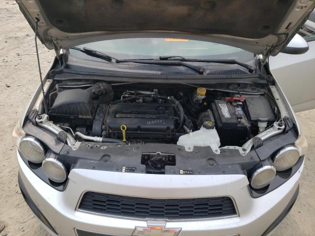 1G1JA6SH2C4108598 - 2012 CHEVROLET SONIC LS SILVER photo 11