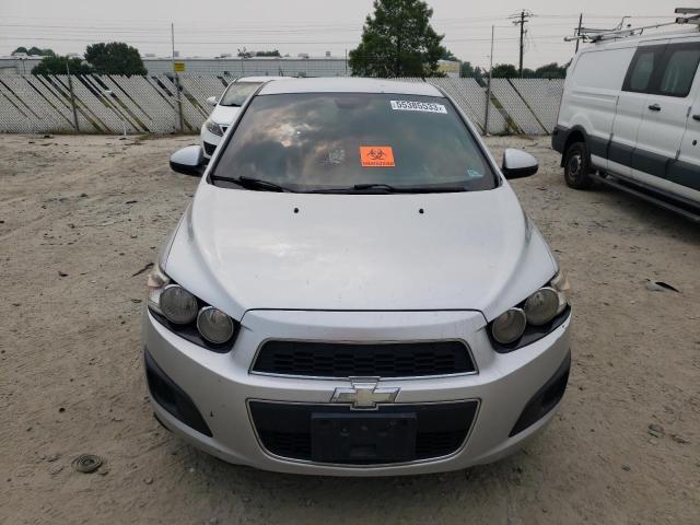 1G1JA6SH2C4108598 - 2012 CHEVROLET SONIC LS SILVER photo 5