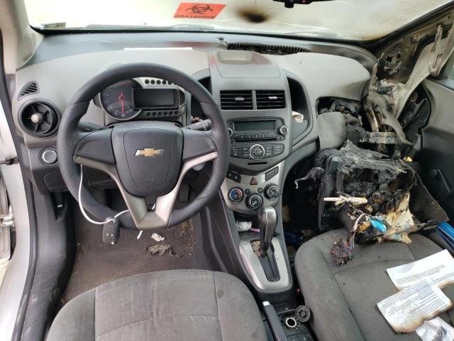 1G1JA6SH2C4108598 - 2012 CHEVROLET SONIC LS SILVER photo 8