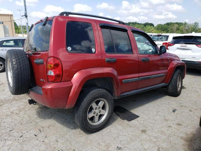 1J4GL38K85W647838 - 2005 JEEP LIBERTY RENEGADE RED photo 3