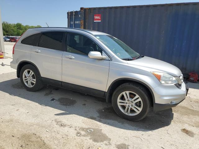 5J6RE4H71BL081393 - 2011 HONDA CR-V EXL SILVER photo 4