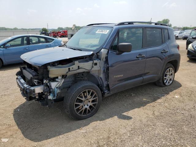 ZACNJBAB1KPK68564 - 2019 JEEP RENEGADE SPORT BLUE photo 1