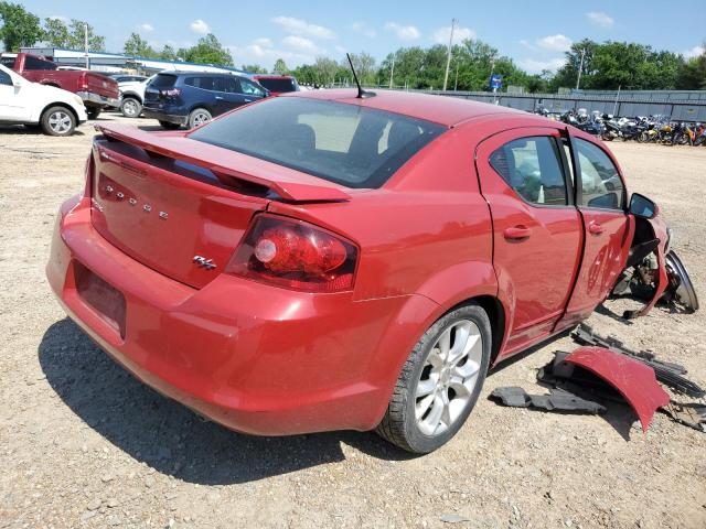 1C3CDZBG3DN562908 - 2013 DODGE AVENGER R/T RED photo 3