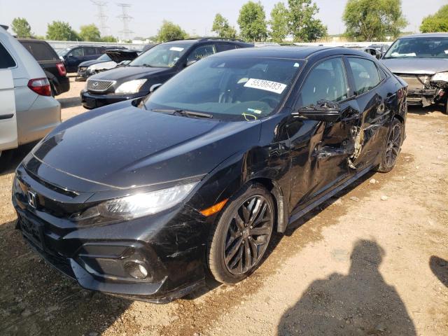 SHHFK7H91LU224530 - 2020 HONDA CIVIC SPORT TOURING BLACK photo 1