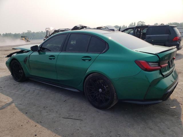 WBS43AY08PFN48783 - 2023 BMW M3 COMPETITION GREEN photo 2