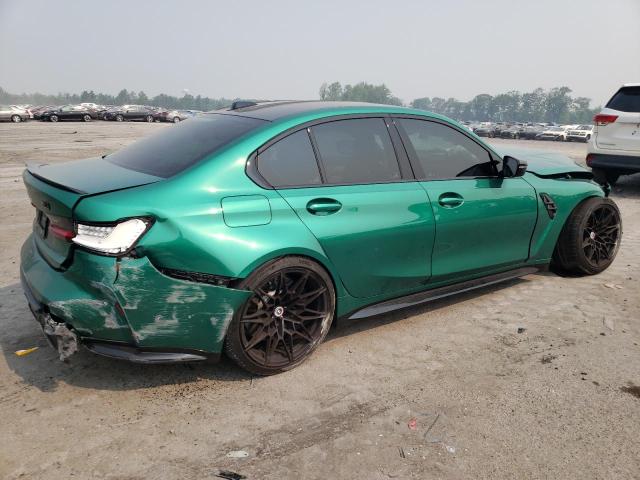 WBS43AY08PFN48783 - 2023 BMW M3 COMPETITION GREEN photo 3