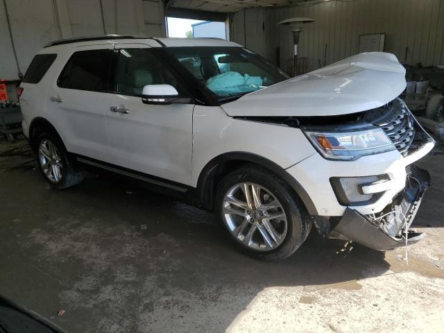 1FM5K8FH1GGB58937 - 2016 FORD EXPLORER LIMITED WHITE photo 4