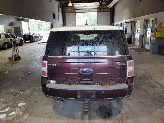 2FMDK52C49BA26298 - 2009 FORD FLEX SEL BURGUNDY photo 6