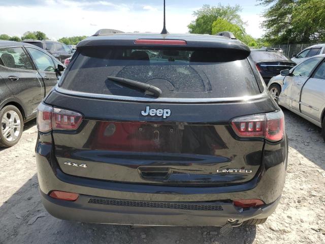 3C4NJDCB1JT398587 - 2018 JEEP COMPASS LIMITED BLACK photo 6