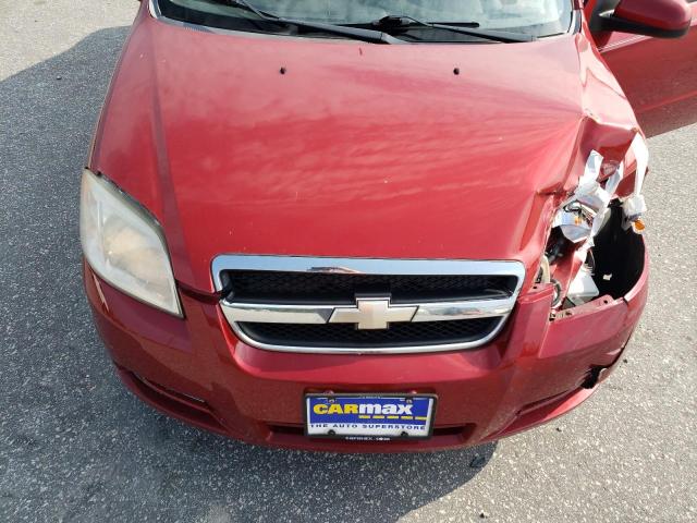 KL1TD5DE4BB160529 - 2011 CHEVROLET AVEO LS 红色 照片 11