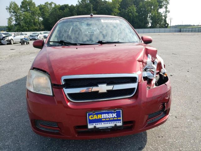 KL1TD5DE4BB160529 - 2011 CHEVROLET AVEO LS 红色 照片 5