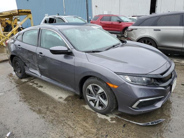 2HGFC2F61KH509314 - 2019 HONDA CIVIC LX GRAY photo 4