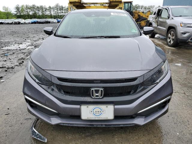 2HGFC2F61KH509314 - 2019 HONDA CIVIC LX GRAY photo 5