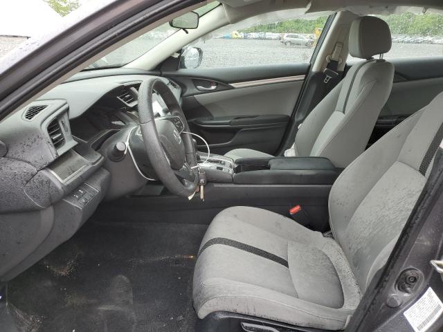 2HGFC2F61KH509314 - 2019 HONDA CIVIC LX GRAY photo 7