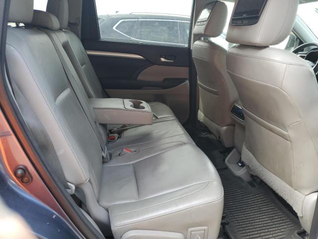 5TDKKRFH3FS086155 - 2015 TOYOTA HIGHLANDER XLE BLUE photo 11