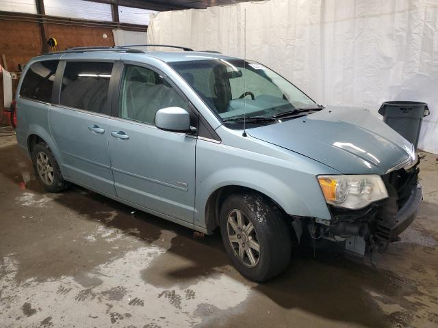 2A8HR54P58R833641 - 2008 CHRYSLER TOWN & COU TOURING TURQUOISE photo 4