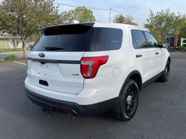 1FM5K8AR2GGC91898 - 2016 FORD EXPLORER POLICE INTERCEPTOR 白色 照片 4
