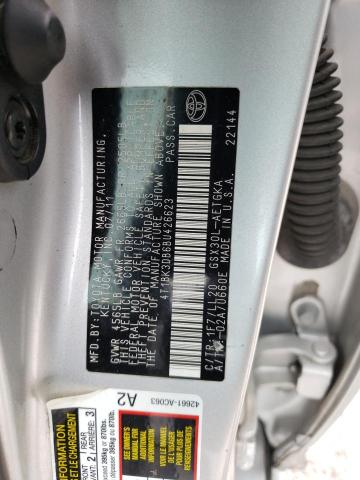 4T1BK3DB6BU426623 - 2011 TOYOTA AVALON BASE Gümüş foto 13