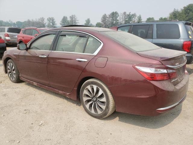 JHMCR6F70HC012300 - 2017 HONDA ACCORD TOURING HYBRID BURGUNDY photo 2