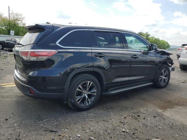 5TDJKRFH8GS287904 - 2016 TOYOTA HIGHLANDER XLE 黑色 照片 3
