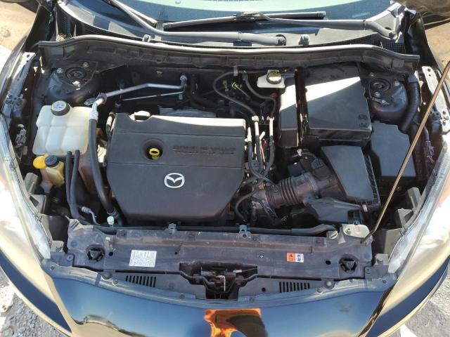 JM1BL1K55B1360182 - 2011 MAZDA 3 S BLACK photo 12