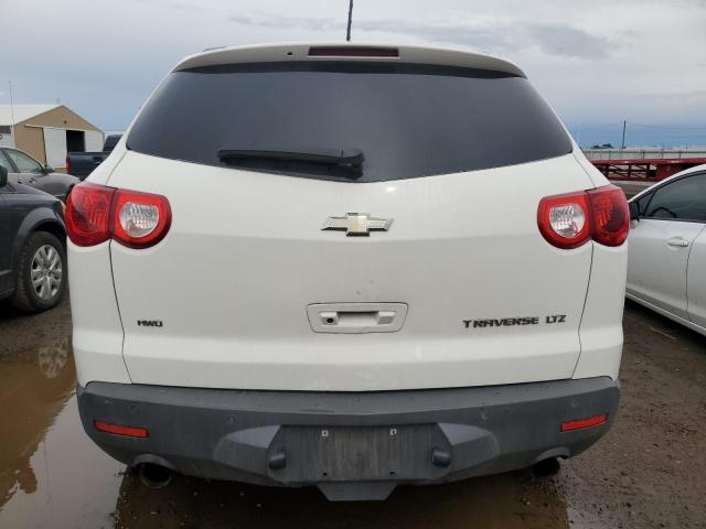 1GNKVLED7CJ109102 - 2012 CHEVROLET TRAVERSE LTZ WHITE photo 6