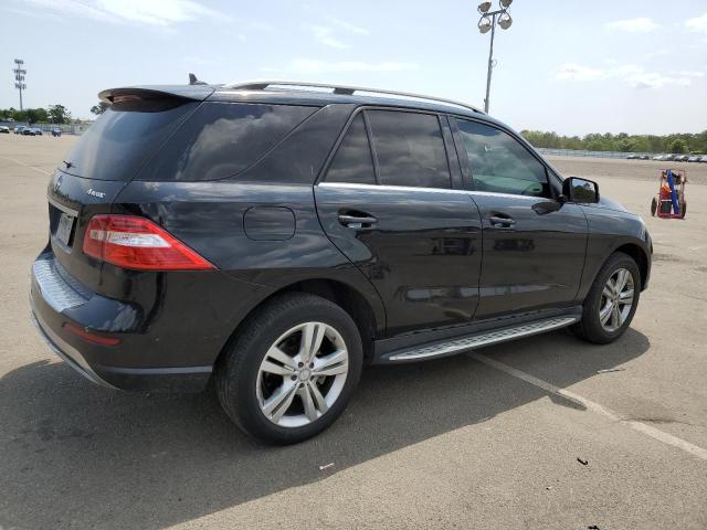 4JGDA5HB6EA429996 - 2014 MERCEDES-BENZ ML 350 4MATIC BLACK photo 3