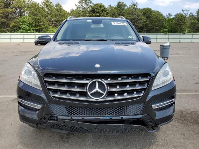 4JGDA5HB6EA429996 - 2014 MERCEDES-BENZ ML 350 4MATIC BLACK photo 5